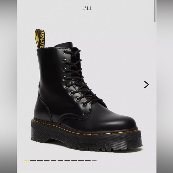 JADON BOOT SMOOTH LEATHER PLATFORMS - Picture 3 of 6